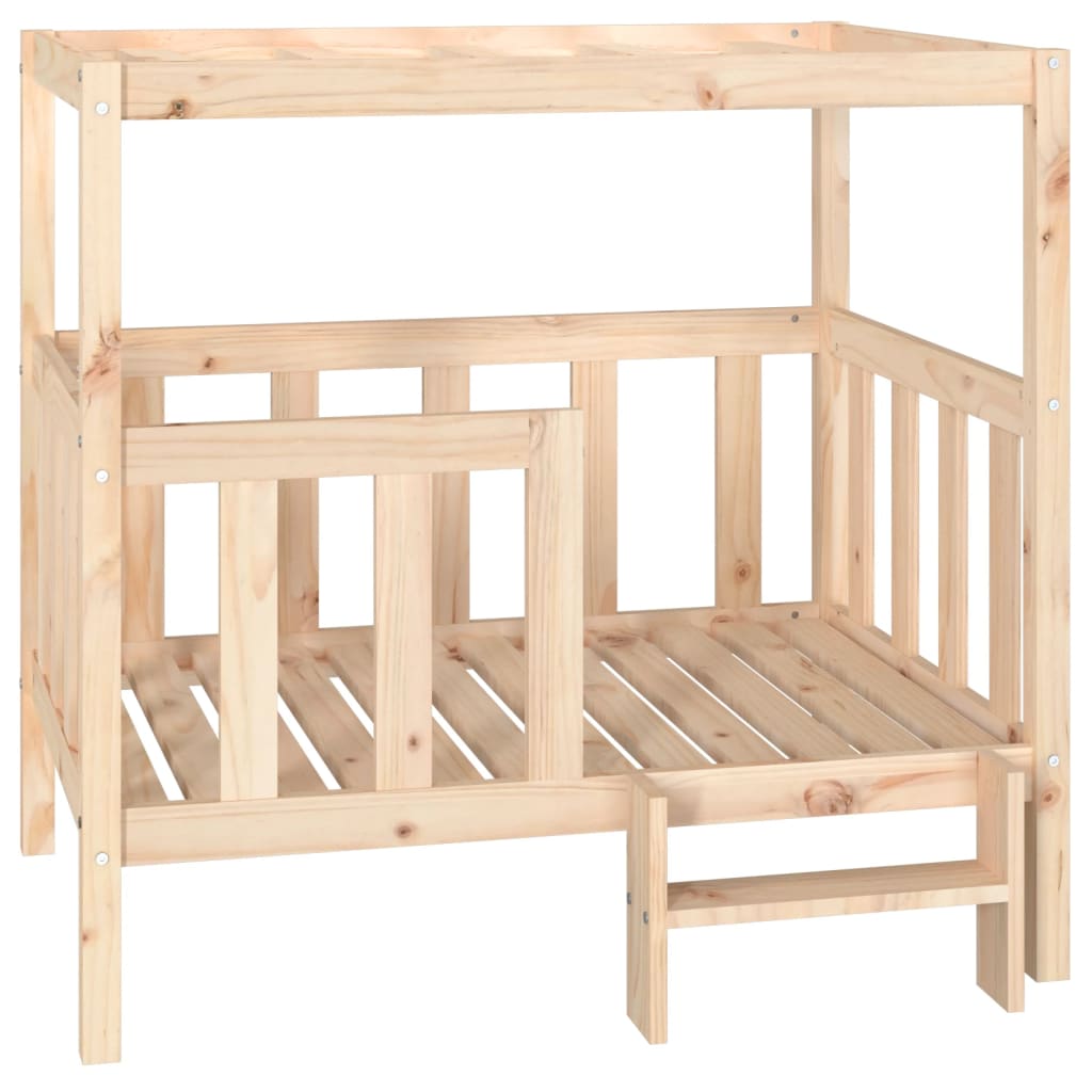 vidaXL Dog Bed 105.5x83.5x100 cm Solid Wood Pine