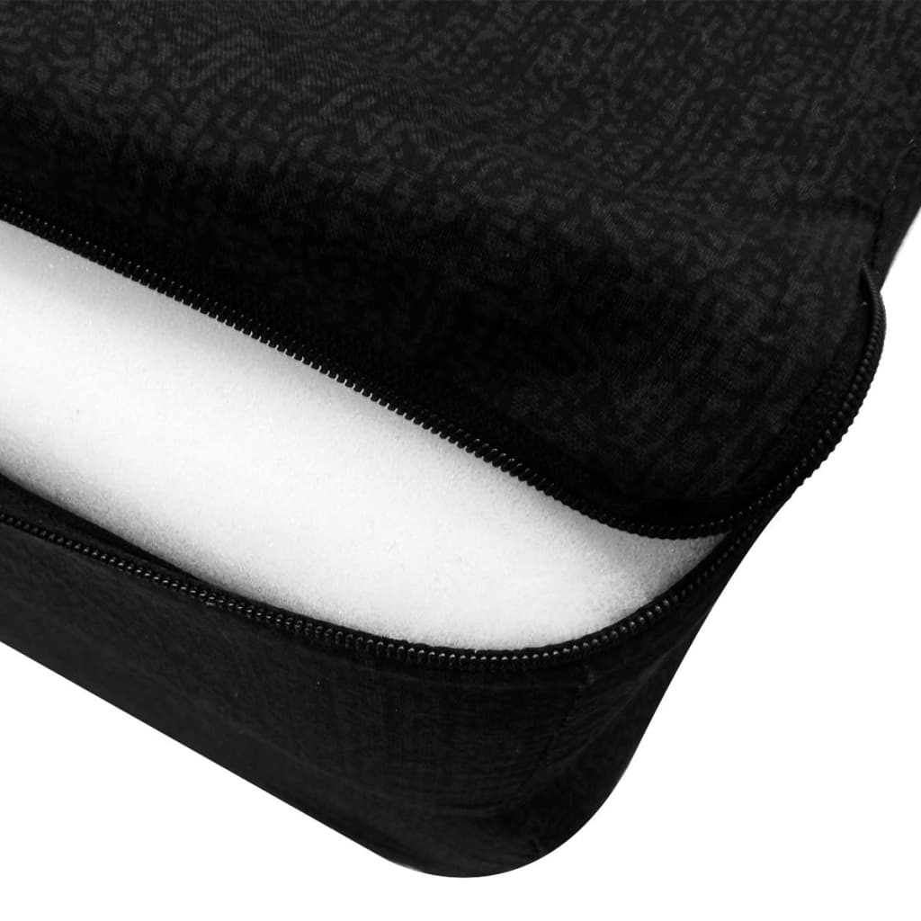 vidaXL Trifold Foam Mattress 190 x 70 x 9 cm Black