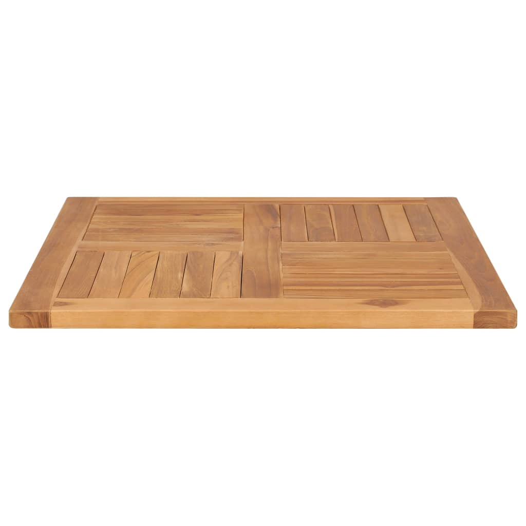 vidaXL Table Top Solid Teak Wood 70x70x2.5 cm