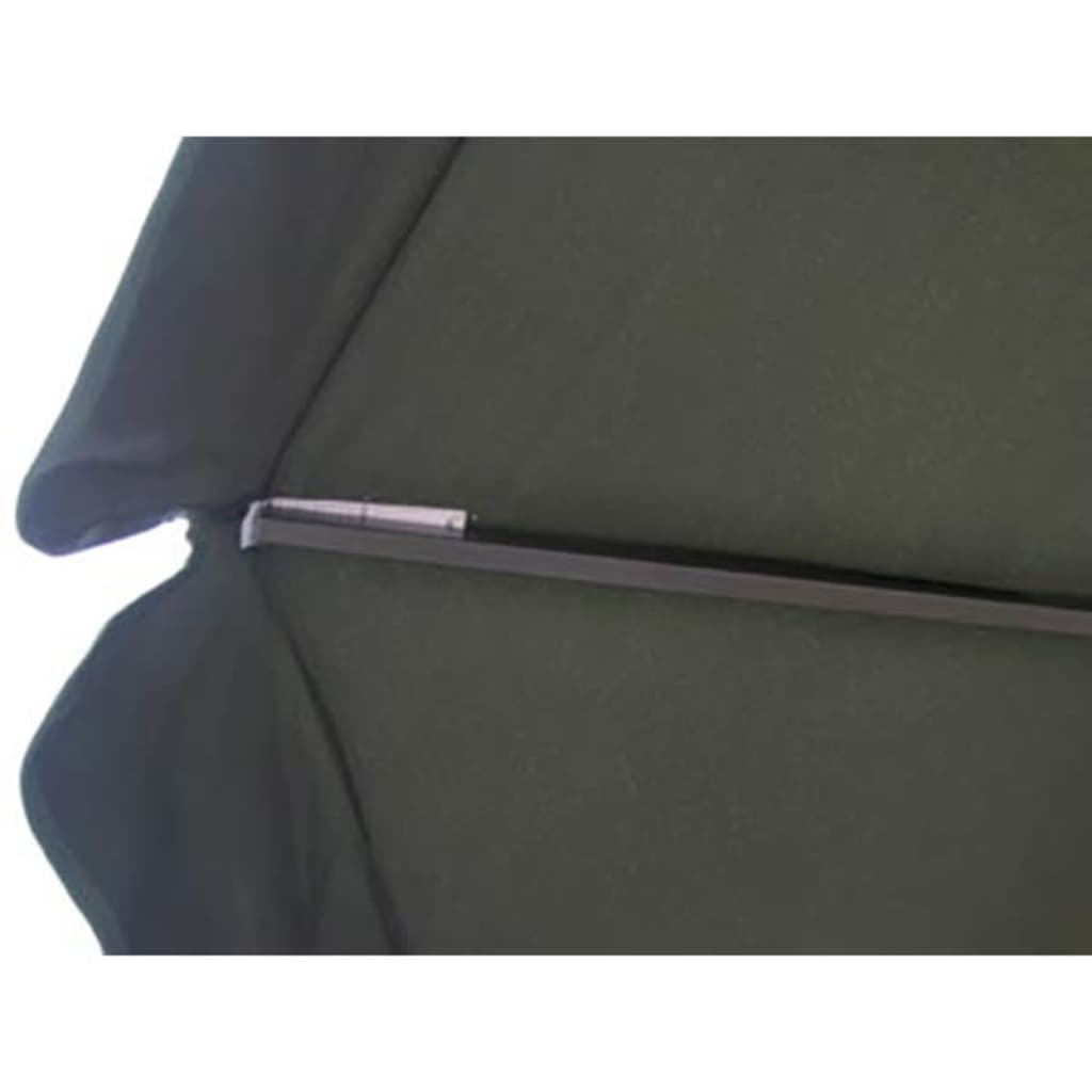 vidaXL Parasol Green Aluminium 500 cm