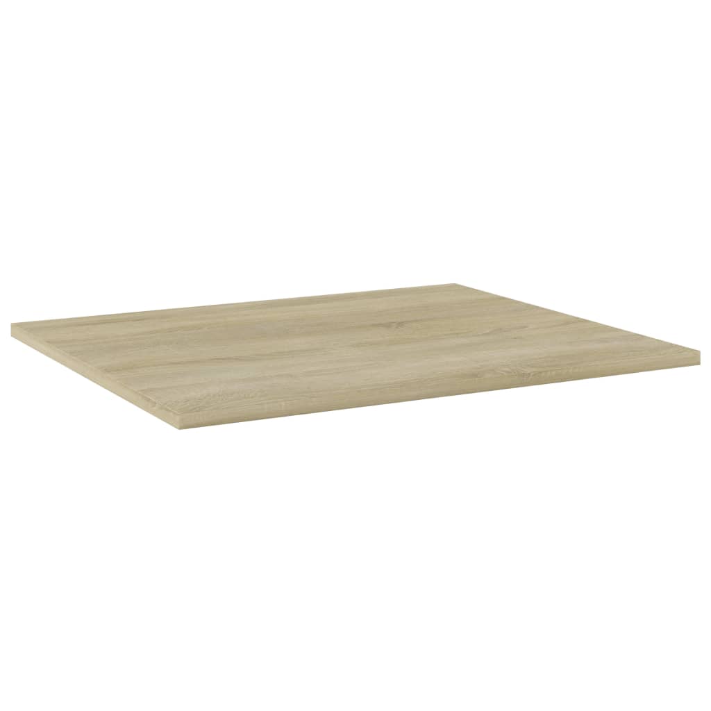 vidaXL Bookshelf Boards 4 pcs Sonoma Oak 60x50x1.5 cm Engineered Wood