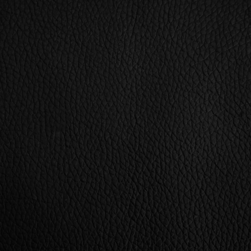 vidaXL Kids Sofa Black 90x53x30 cm Faux Leather