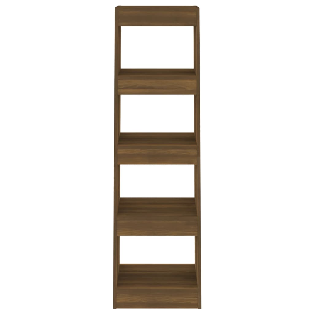 vidaXL Book Cabinet/Room Divider Brown Oak 40x30x135 cm