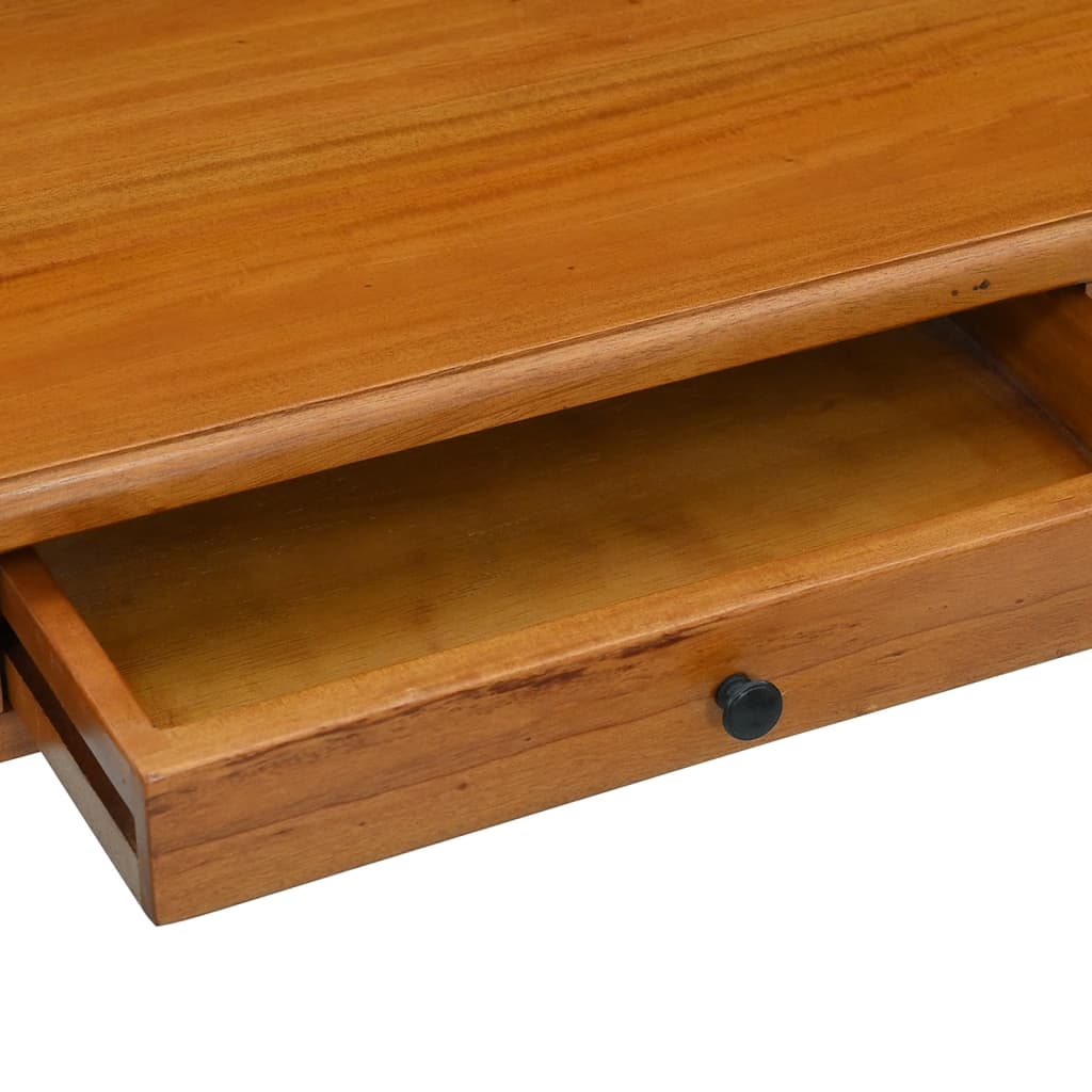 vidaXL Console Table 110x30x75 cm Solid Mahogany Wood