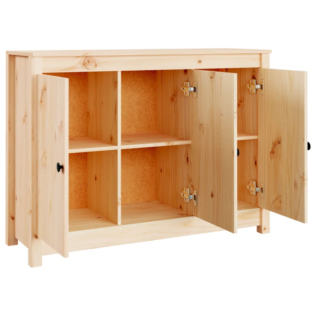 vidaXL Sideboard 100x35x74 cm Solid Wood Pine