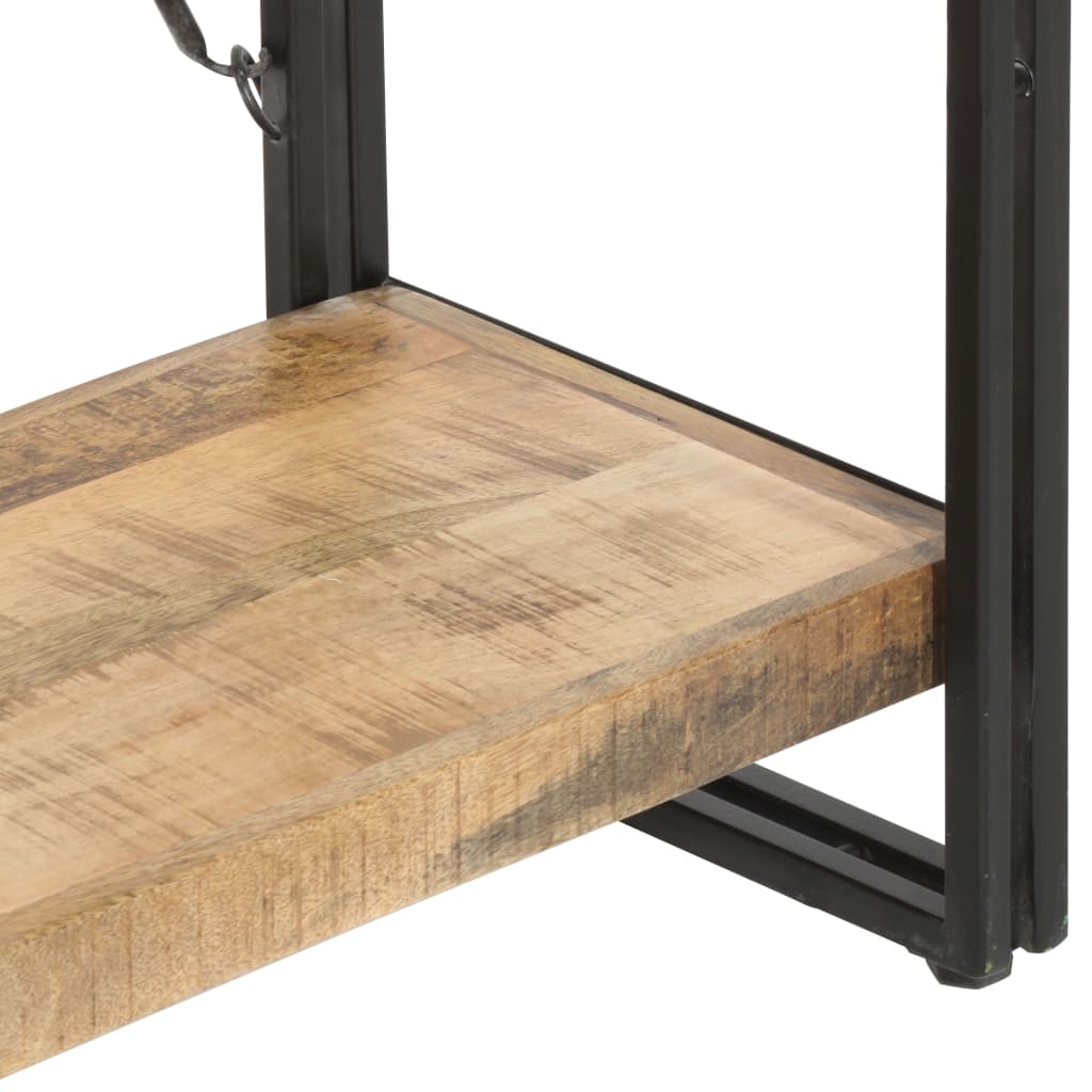 vidaXL 5-Tier Bookcase 60x30x180 cm Solid Mango Wood