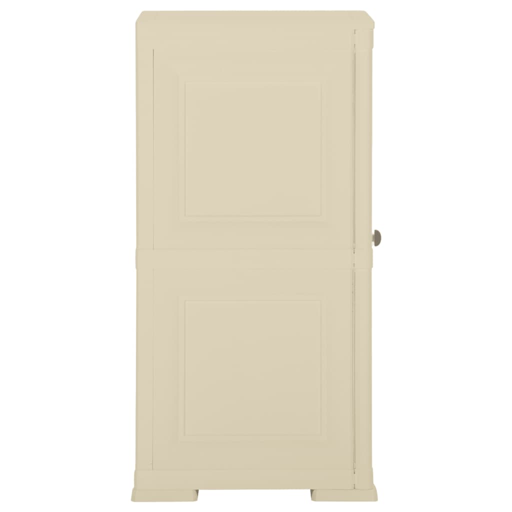 vidaXL Plastic Cabinet 40x43x85.5 cm Wood Design Angora White