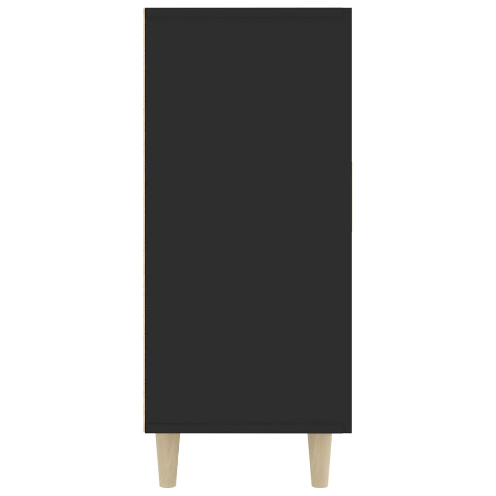 vidaXL Sideboard Black 90x34x80 cm Engineered Wood