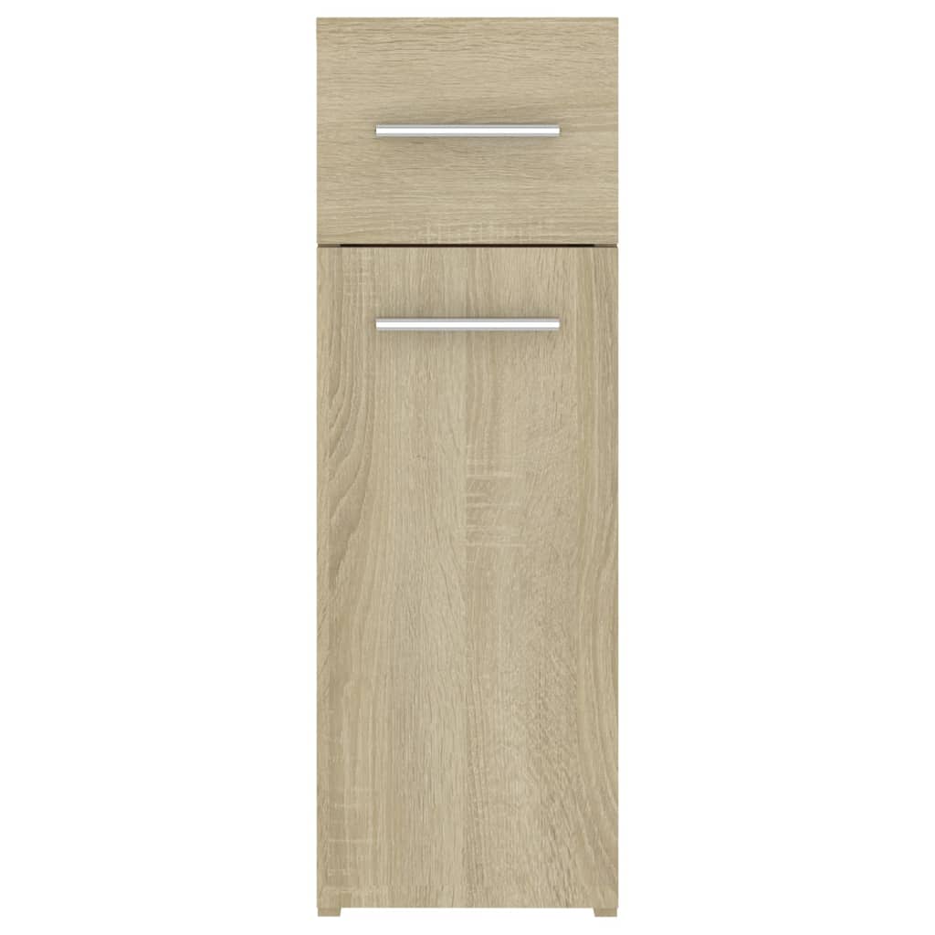 vidaXL Apothecary Cabinet Sonoma Oak 20x45.5x60 cm Engineered Wood