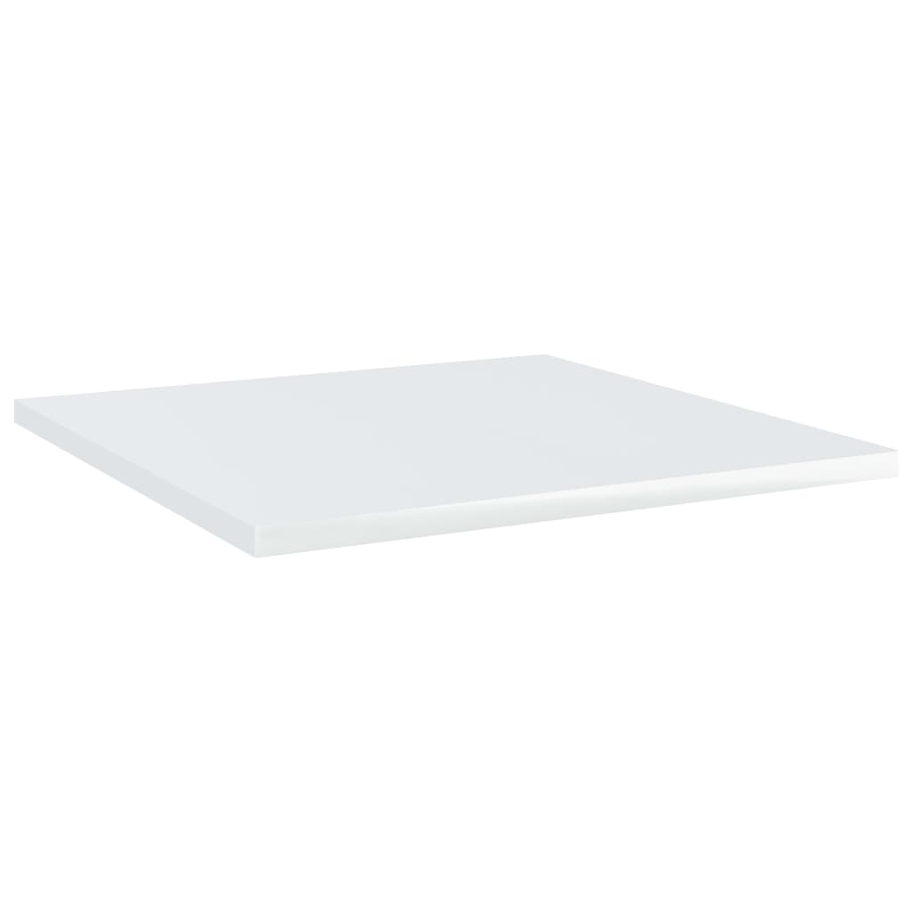 vidaXL Bookshelf Boards 4 pcs High Gloss White 40x40x1.5 cm Engineered Wood