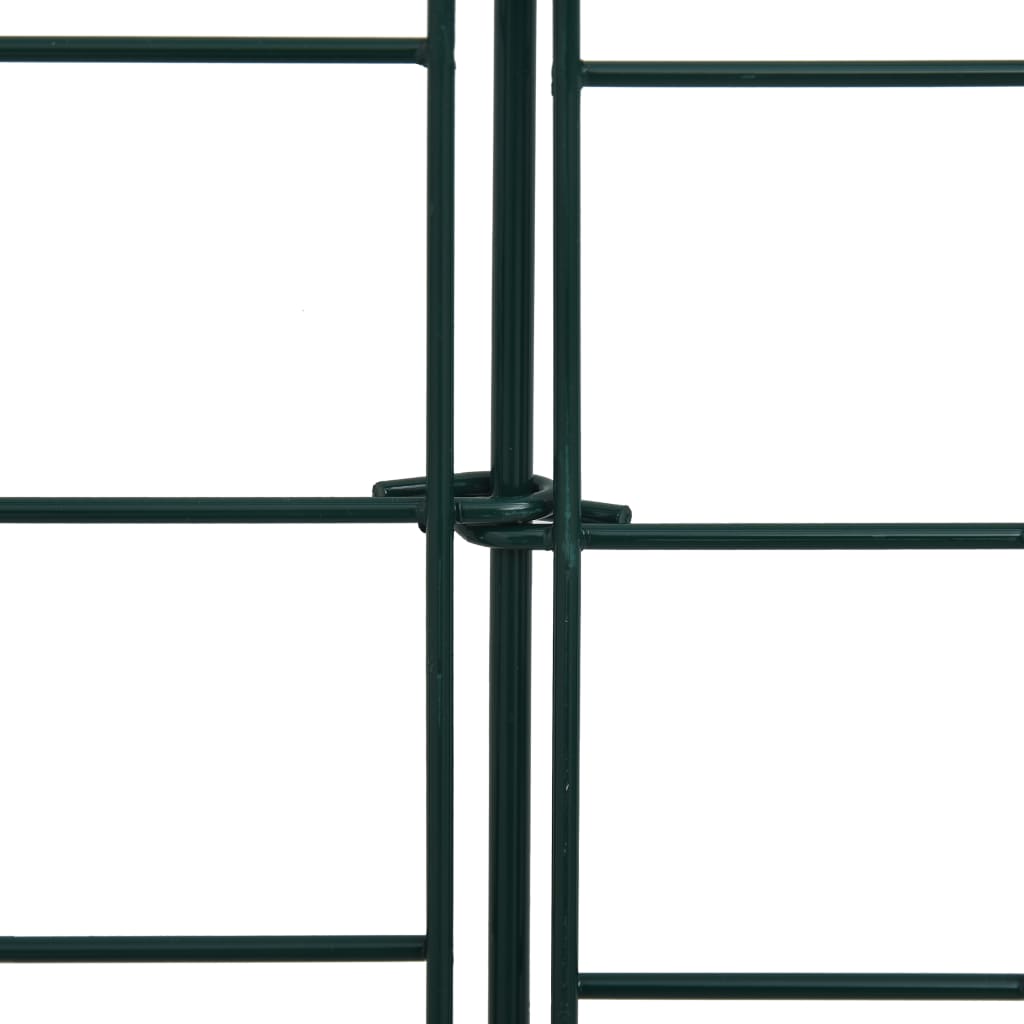 vidaXL Garden Fence Set 77.5x64 cm Green