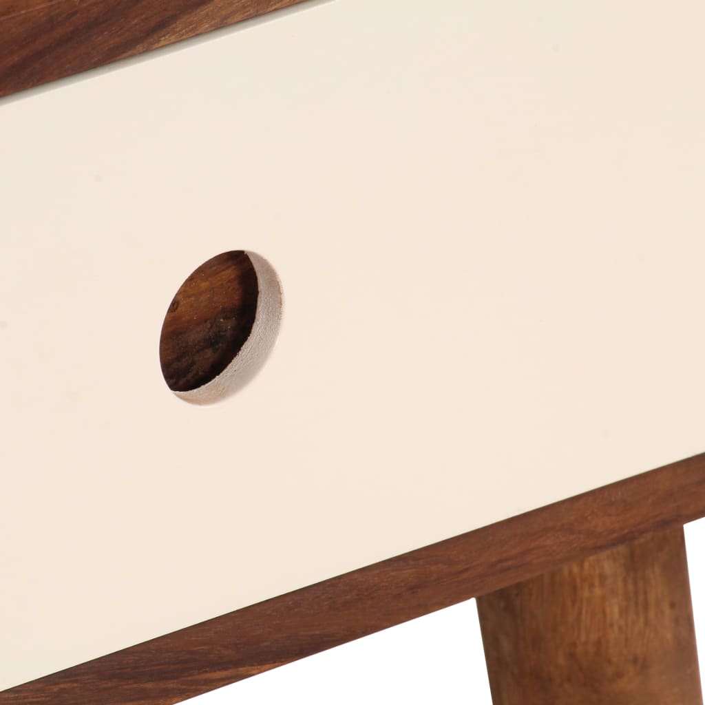 vidaXL Bedside Table Solid Sheesham Wood 45x30x45 cm