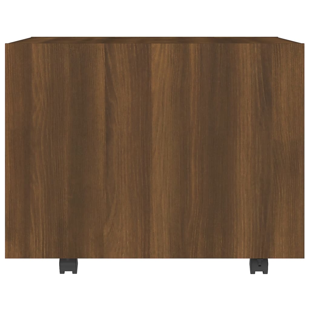 vidaXL Coffee Table Brown Oak 55x55x40cm Engineered Wood