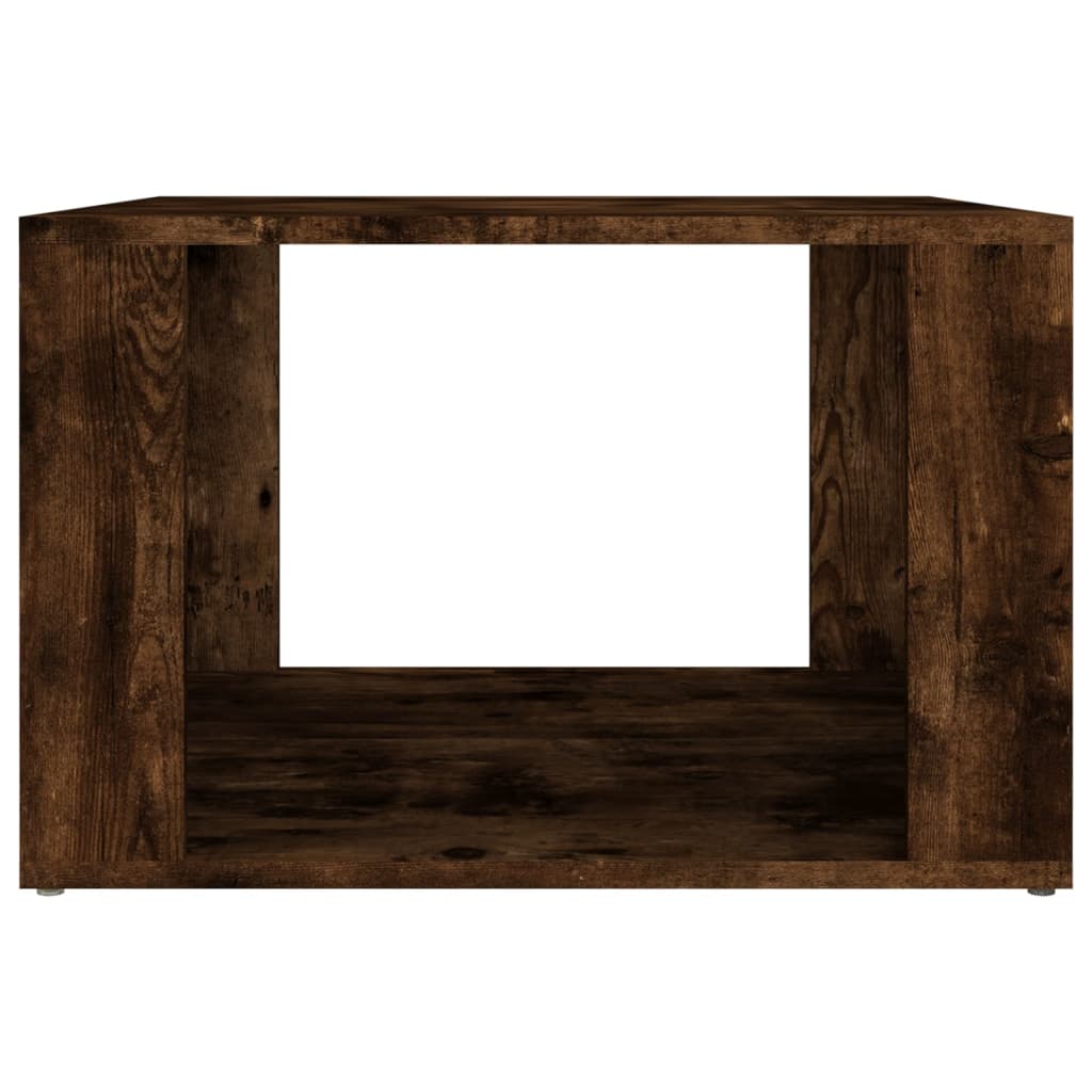 vidaXL Bedside Table Smoked Oak 57x55x36 cm Engineered Wood