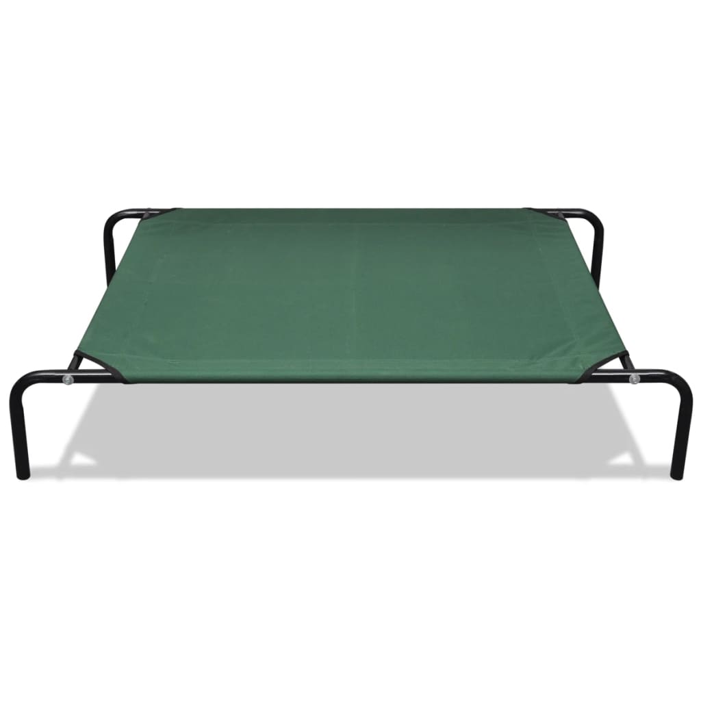 Elevated Pet Bed with Steel Frame 110 x 80 cm
