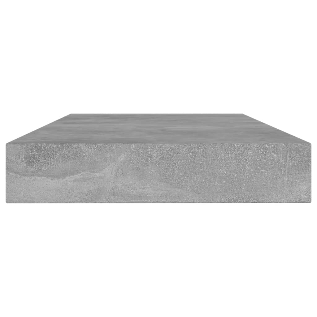 vidaXL Bookshelf Boards 4 pcs Concrete Grey 80x10x1.5 cm Engineered Wood