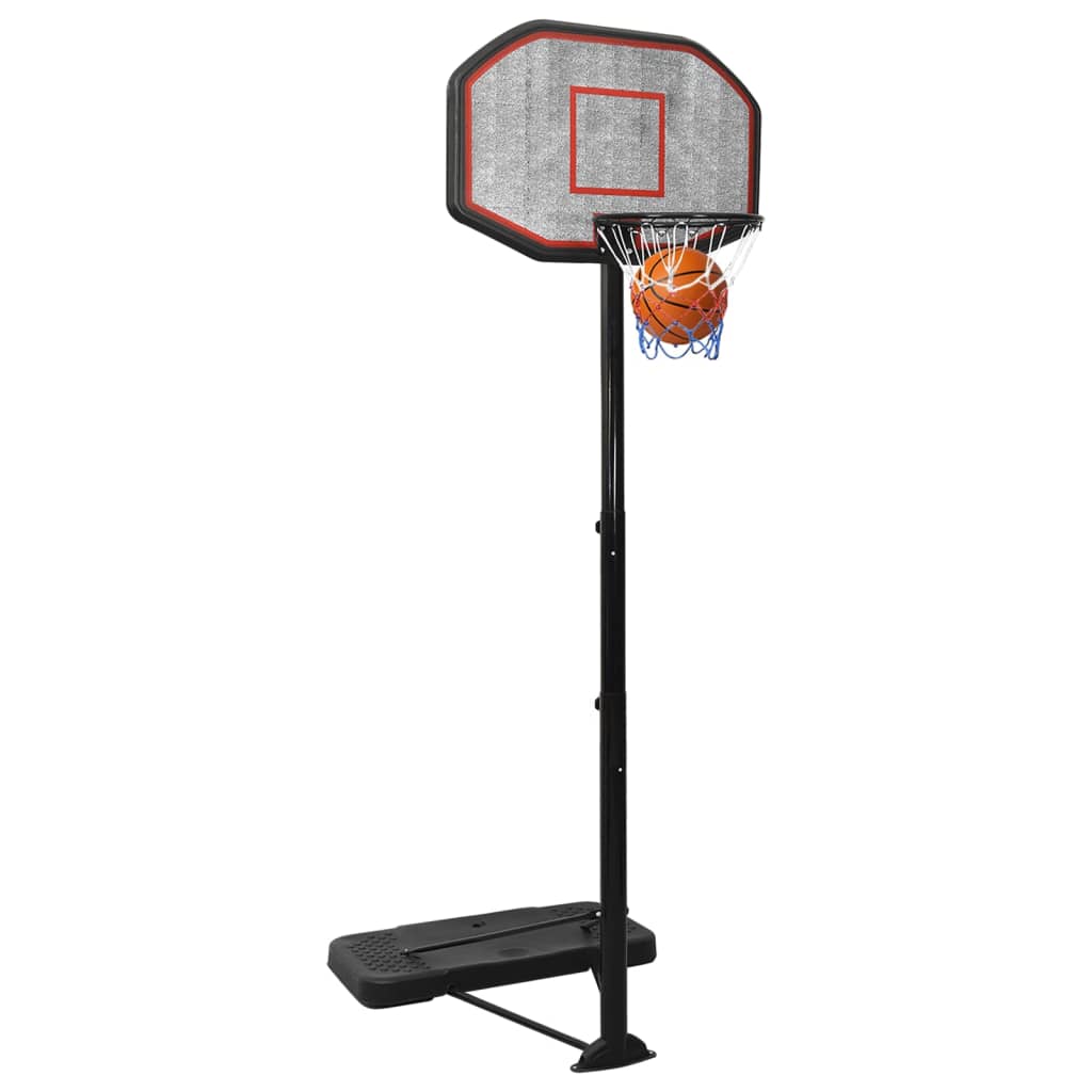 vidaXL Basketball Stand Black 258-363 cm Polyethene