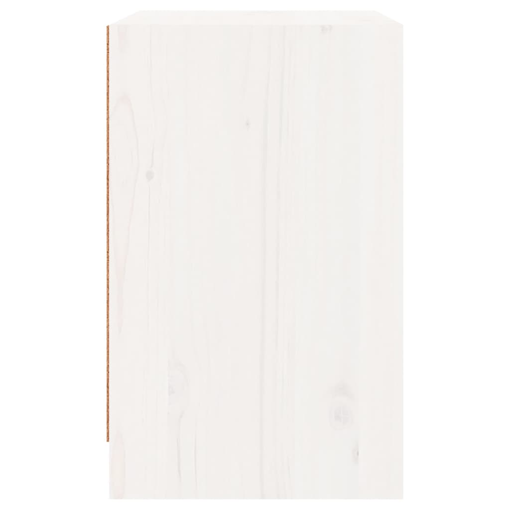 vidaXL Bedside Cabinets 2 pcs White 40x31x50 cm Solid Pinewood