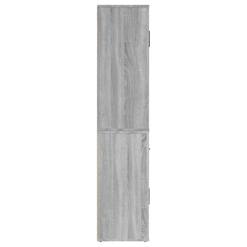 vidaXL Highboard Grey Sonoma Engineered Wood