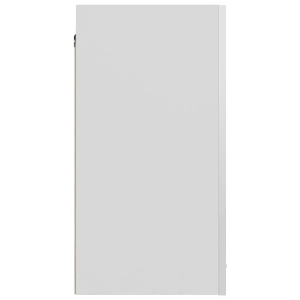 vidaXL Hanging Cabinet High Gloss White 60x31x60 cm Engineered Wood