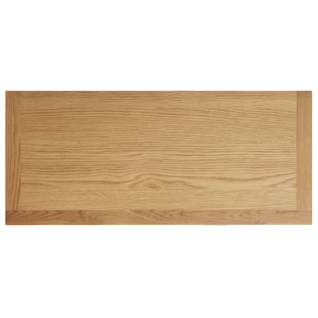 vidaXL Chest of Drawers 80x35x75 cm Solid Oak Wood