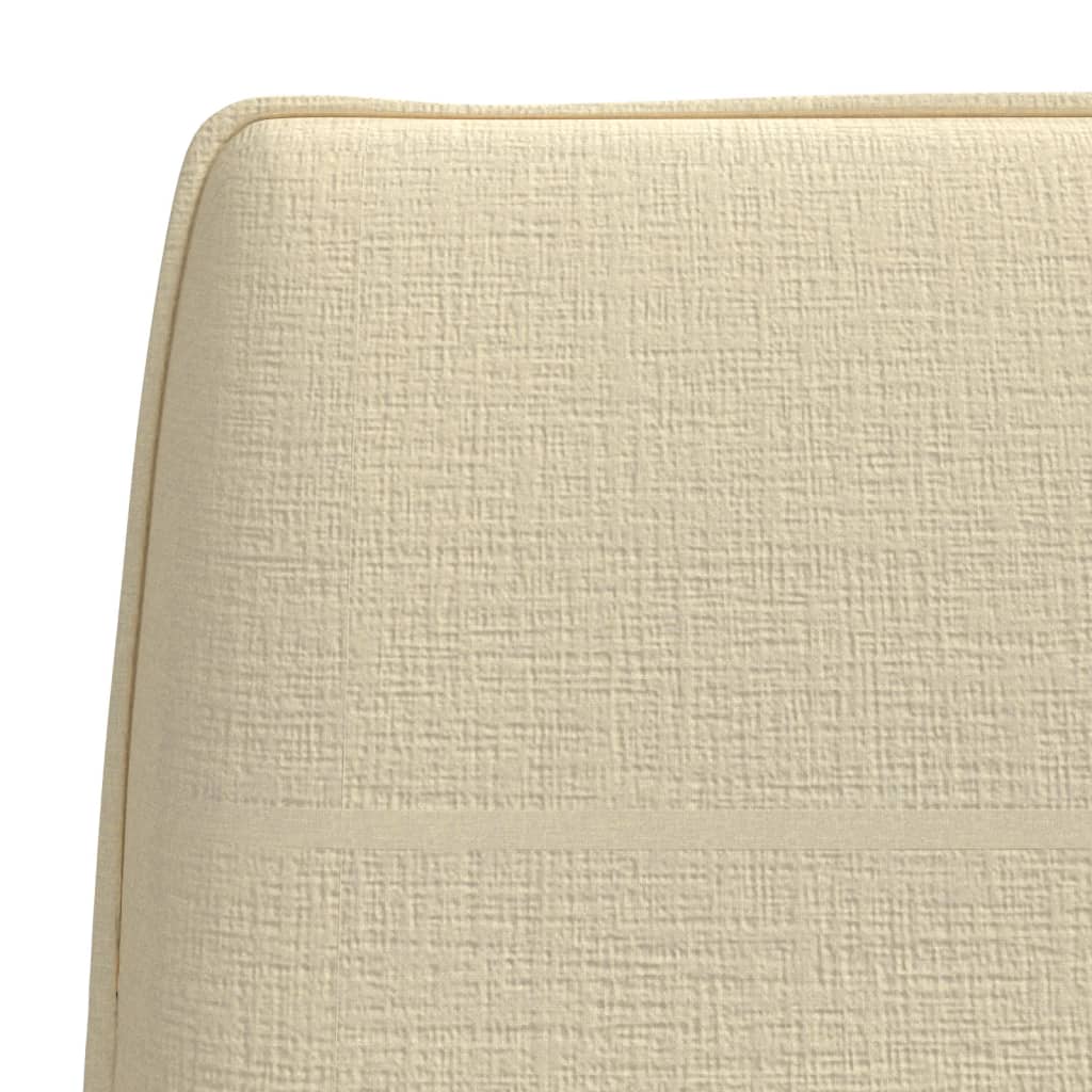 vidaXL Bench Cream 100x75x76 cm Fabric
