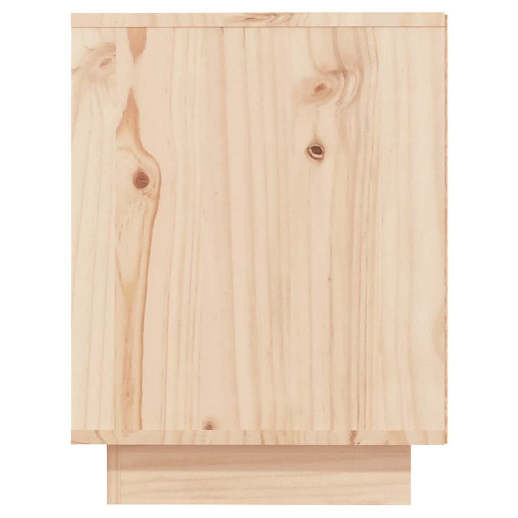 vidaXL Shoe Cabinet 110x34x45 cm Solid Wood Pine