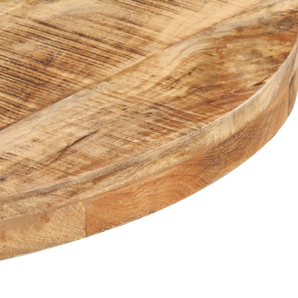 vidaXL Bistro Table Round Ø70x75 cm Rough Mango Wood