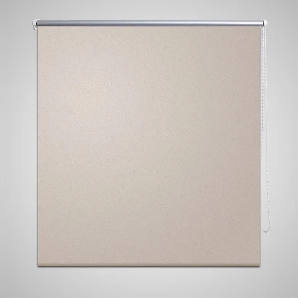Roller blind blackout 140 x 175 cm beige