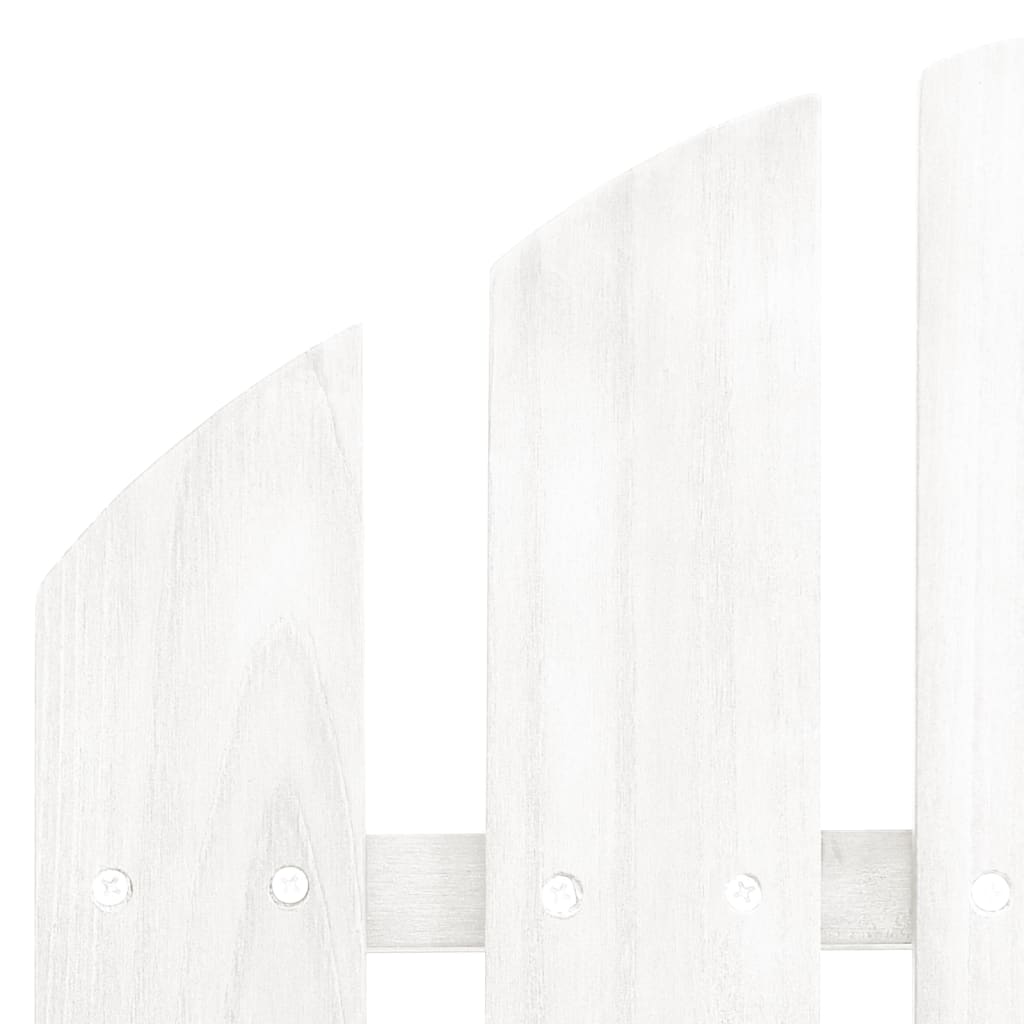 vidaXL Garden Adirondack Chairs with Tea Table Solid Fir Wood White