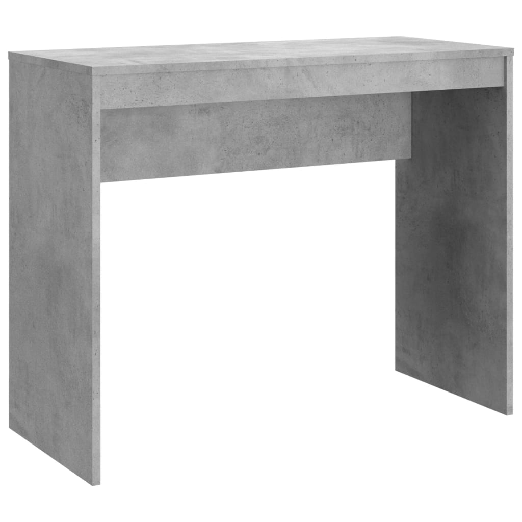 vidaXL Desk Concrete Grey 90x40x72 cm Engineered Wood