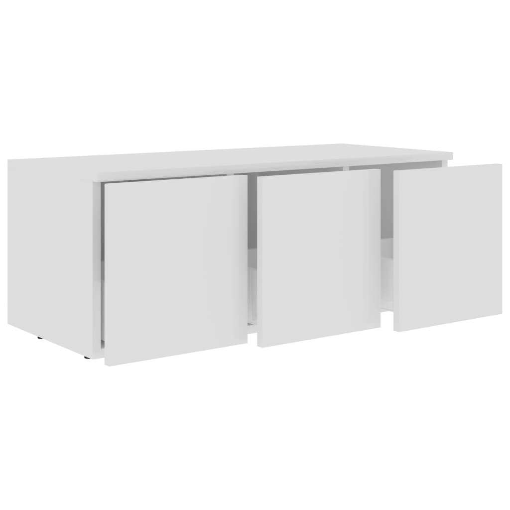 vidaXL TV Cabinet White 80x34x30 cm Engineered Wood