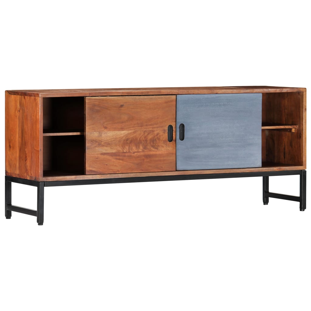 vidaXL TV Cabinet 120x30x49 cm Solid Acacia Wood