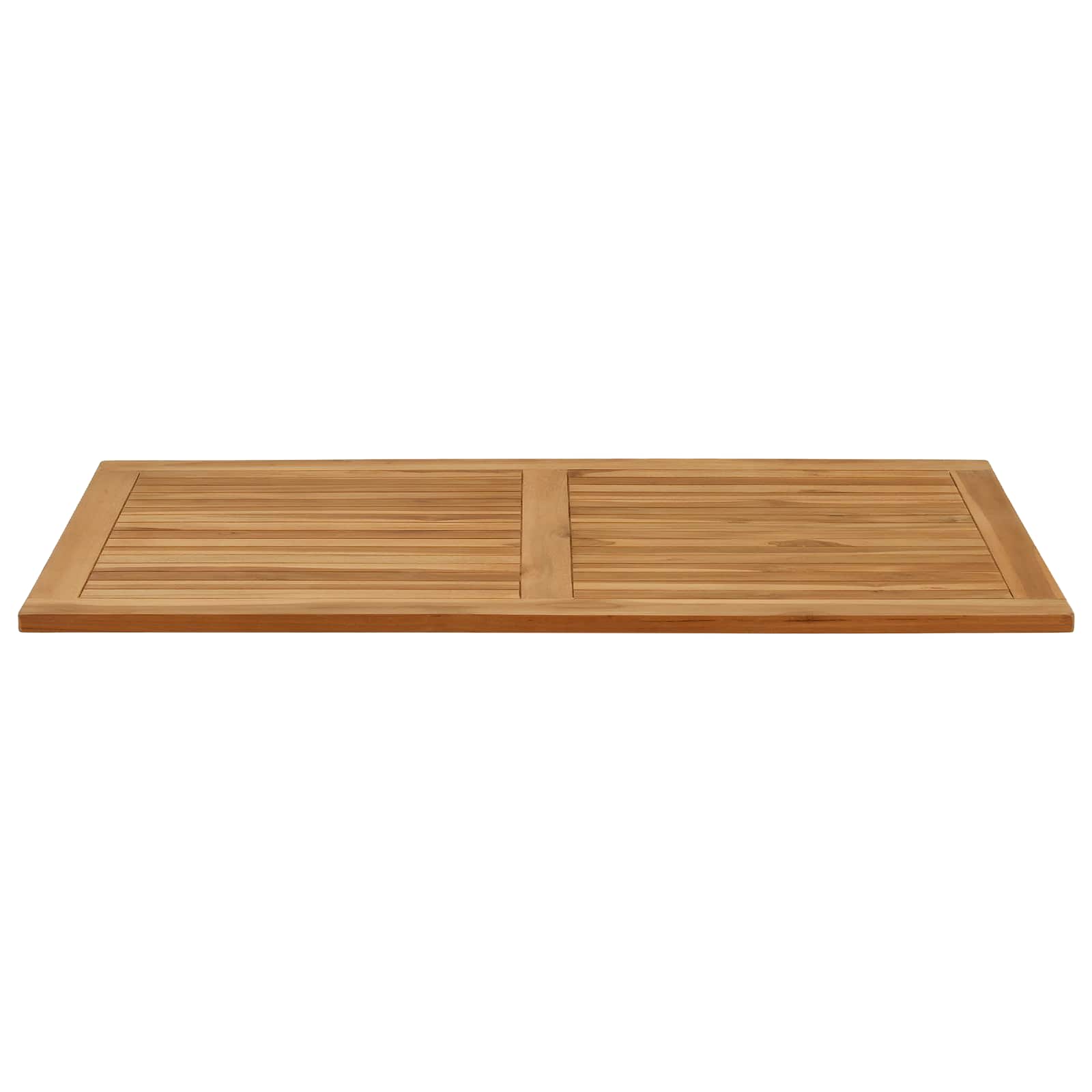 vidaXL Table Top Rectangular Solid Teak Wood Natural | vidaXL.com.au