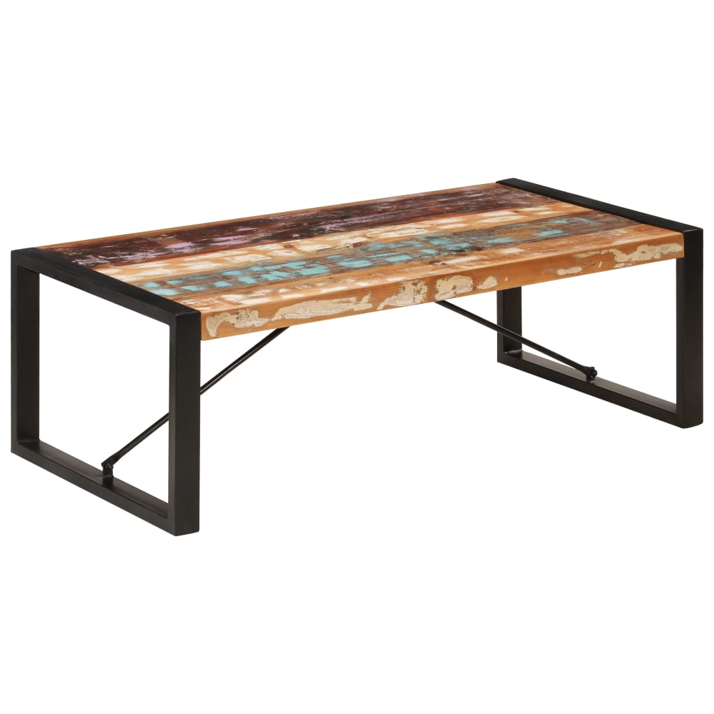 vidaXL Coffee Table 120x60x40 cm Solid Reclaimed Wood