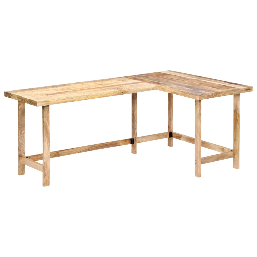 vidaXL Desk 180x120x76 cm Solid Mango Wood