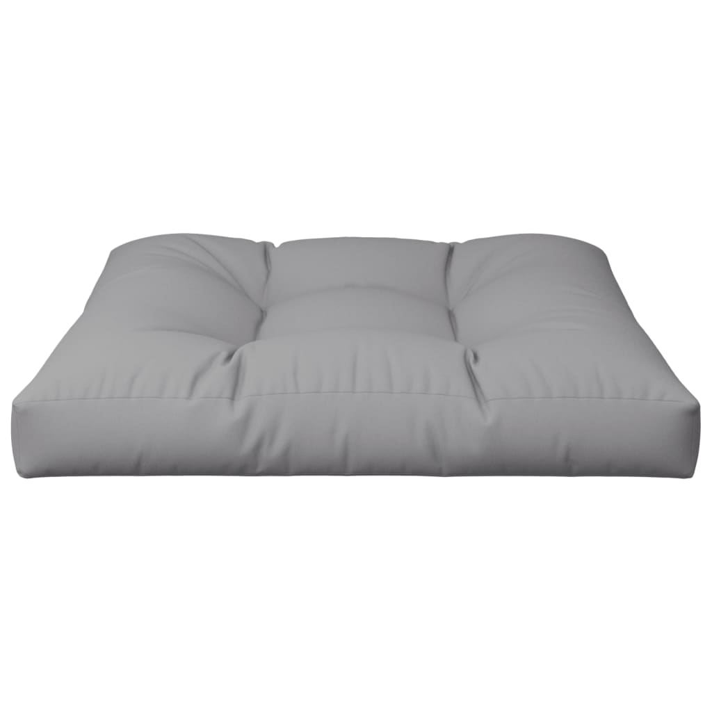 vidaXL Pallet Cushion Grey 70x70x12 cm Fabric