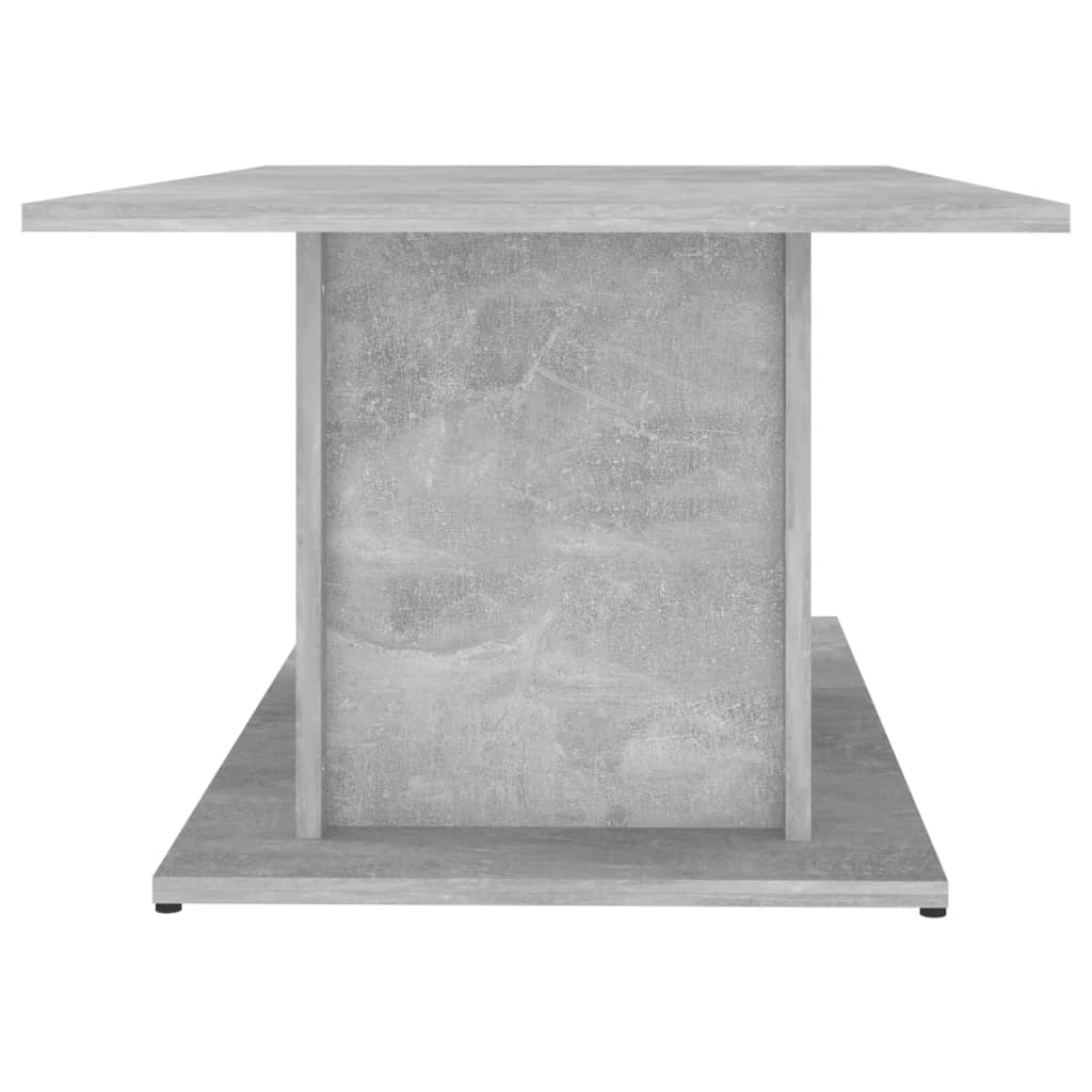 vidaXL Coffee Table Concrete Grey 102x55.5x40 cm Engineered Wood