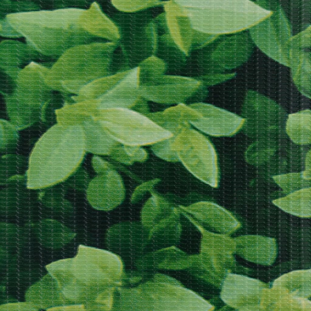vidaXL Garden Privacy Screen PVC 35x0.19 m Green