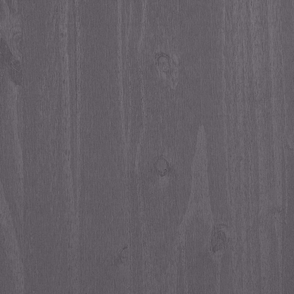 vidaXL Top for Highboard HAMAR Light Grey 90x30x100cm Solid Wood Pine