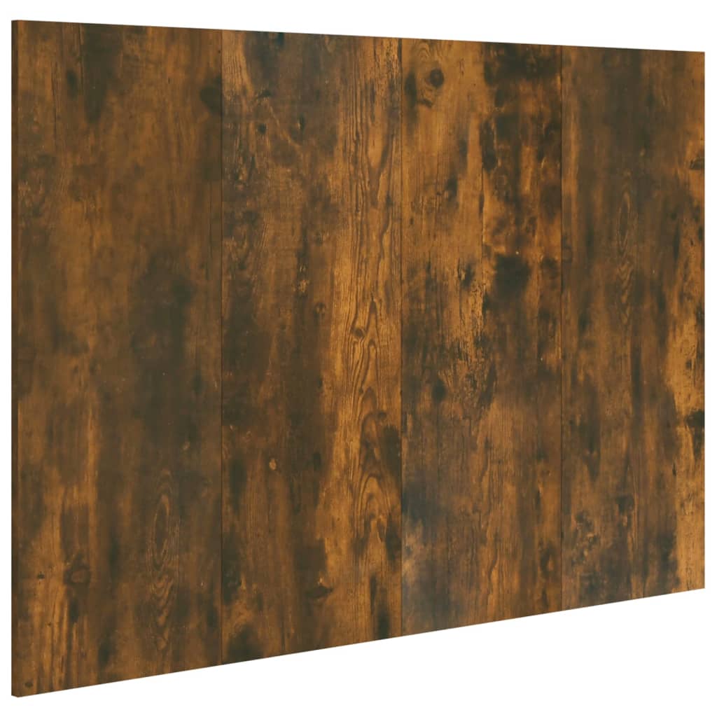 vidaXL Bed Headboard Smoked Oak 120x1.5x80 cm Engineered Wood