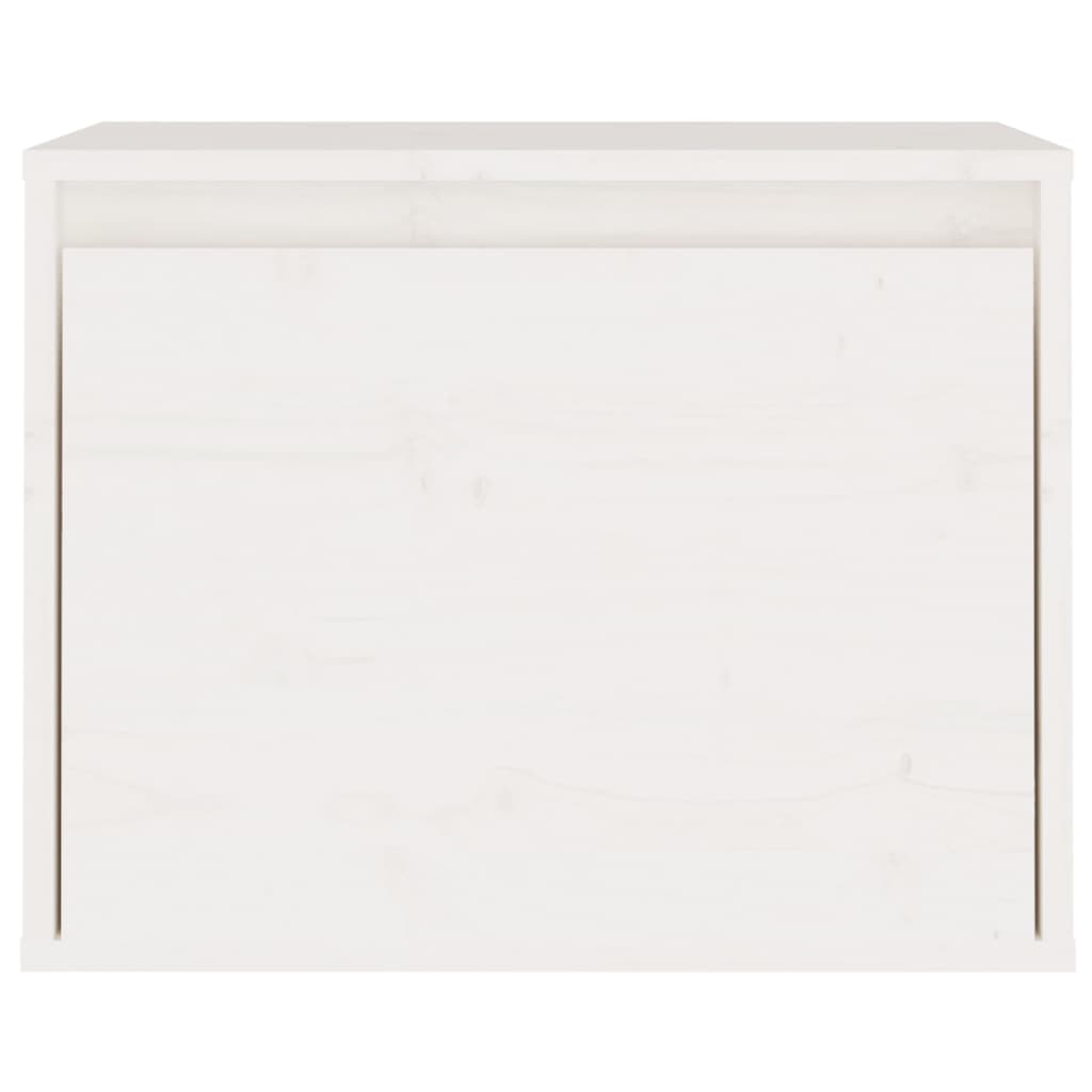vidaXL Wall Cabinet White 45x30x35 cm Solid Pinewood