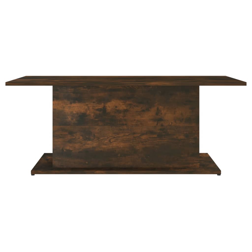 vidaXL Coffee Table Smoked Oak 102x55.5x40 cm Engineered Wood