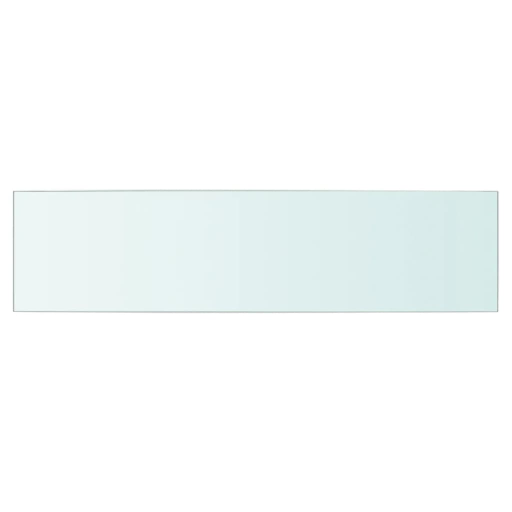 vidaXL Shelf Panel Glass Clear 60x15 cm