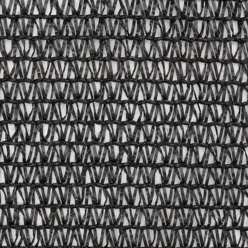 vidaXL Privacy Net HDPE 1x10 m Black