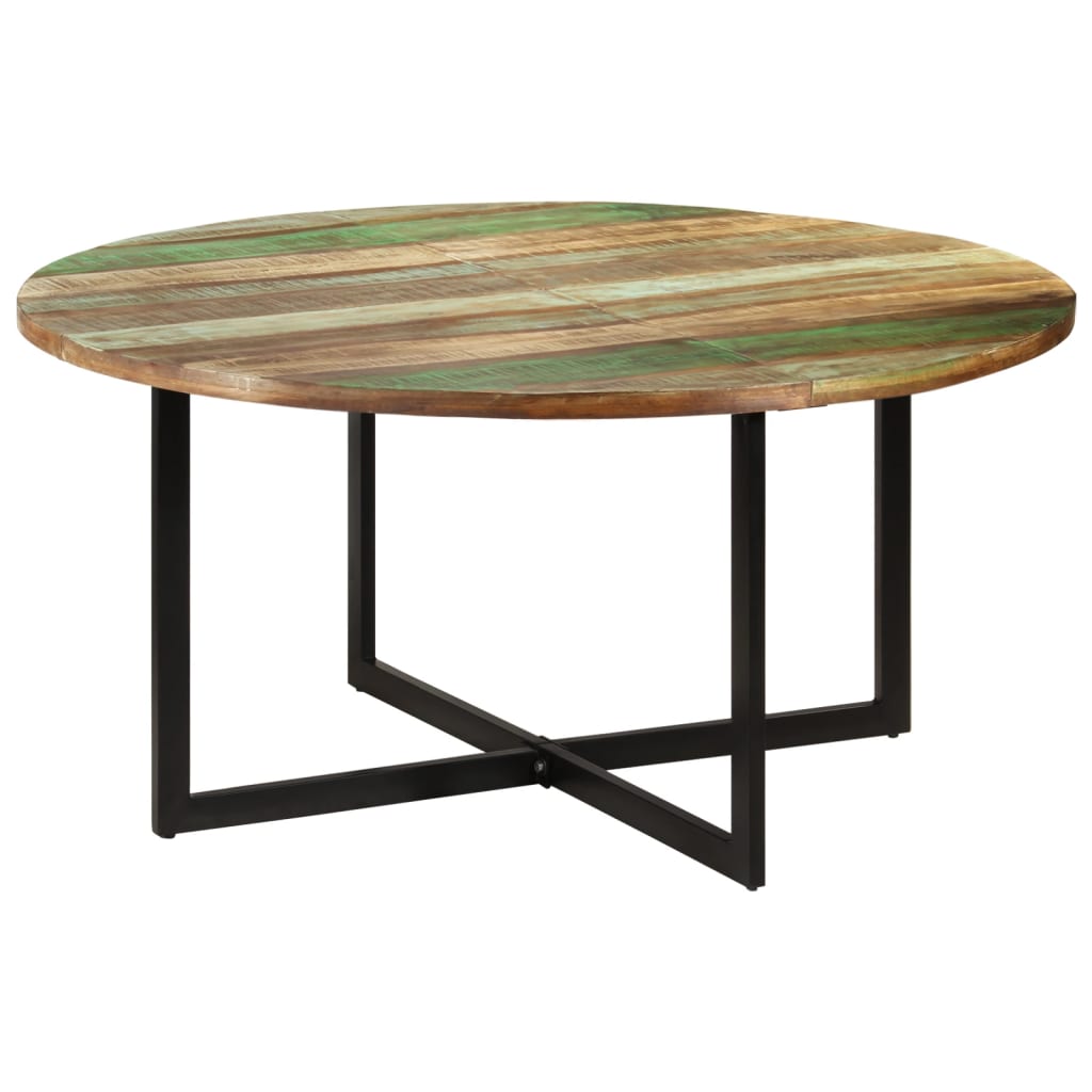 vidaXL Dining Table 150x75 cm Solid Wood Reclaimed