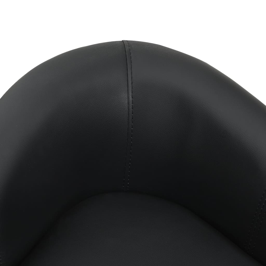 vidaXL Dog Sofa Black 67x41x39 cm Faux Leather