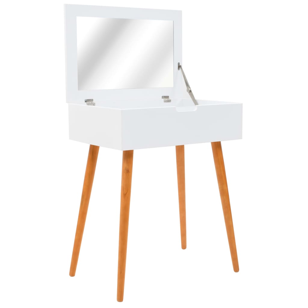 vidaXL Dressing Table with Mirror MDF 60x40x75 cm