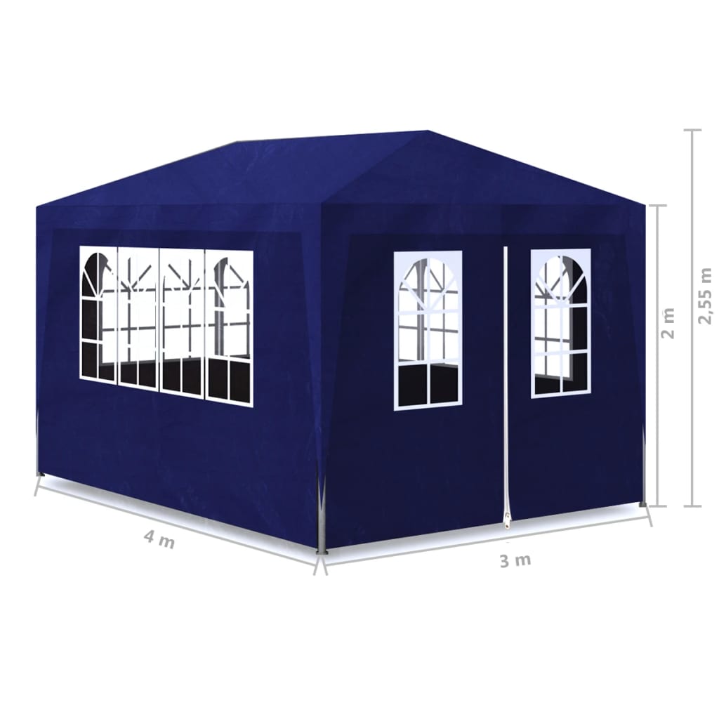 vidaXL Party Tent 3x4 m Blue