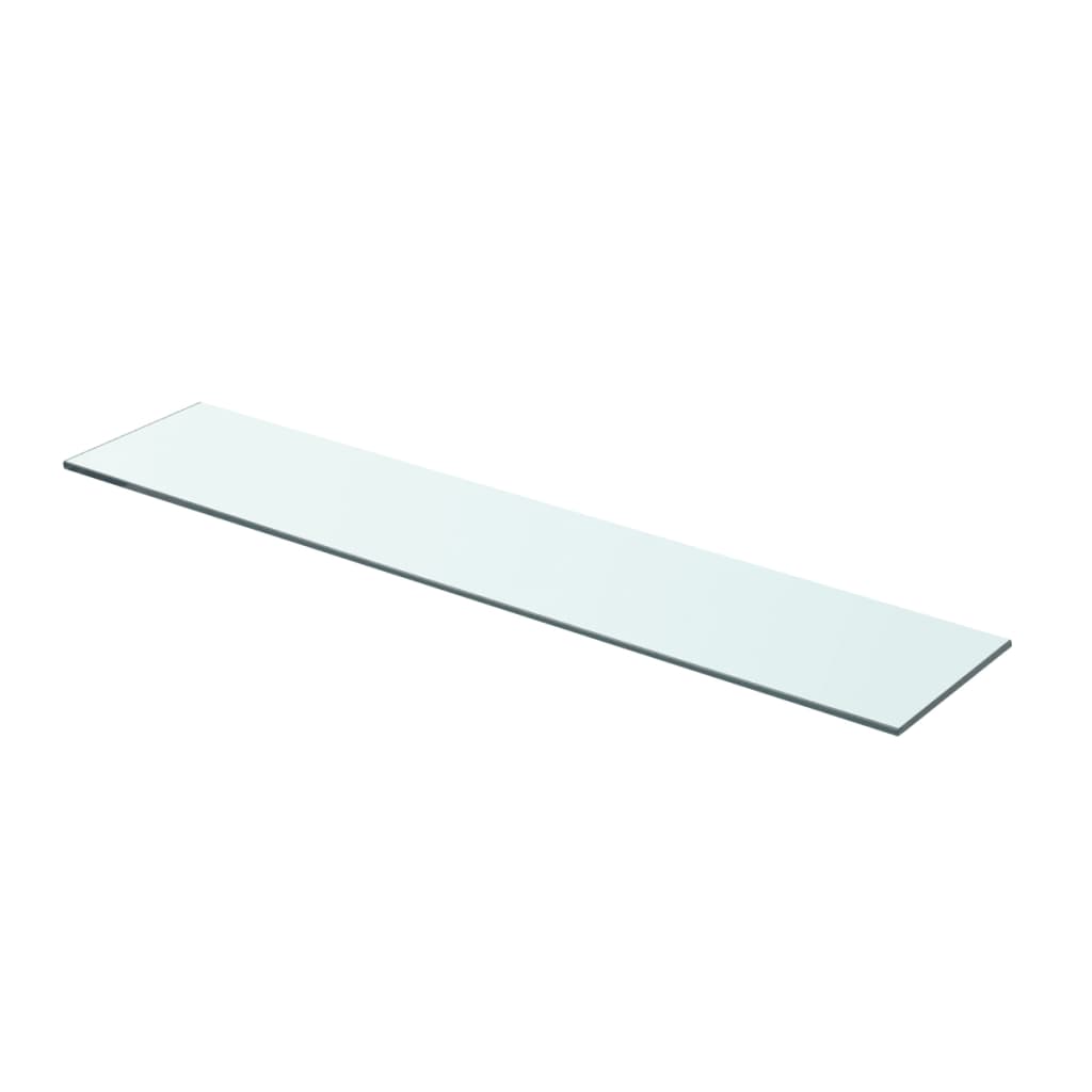 vidaXL Shelf Panel Glass Clear 70x15 cm